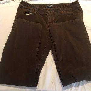 Chocolate Brown Corduroy Ralph Lauren Flare Jeans